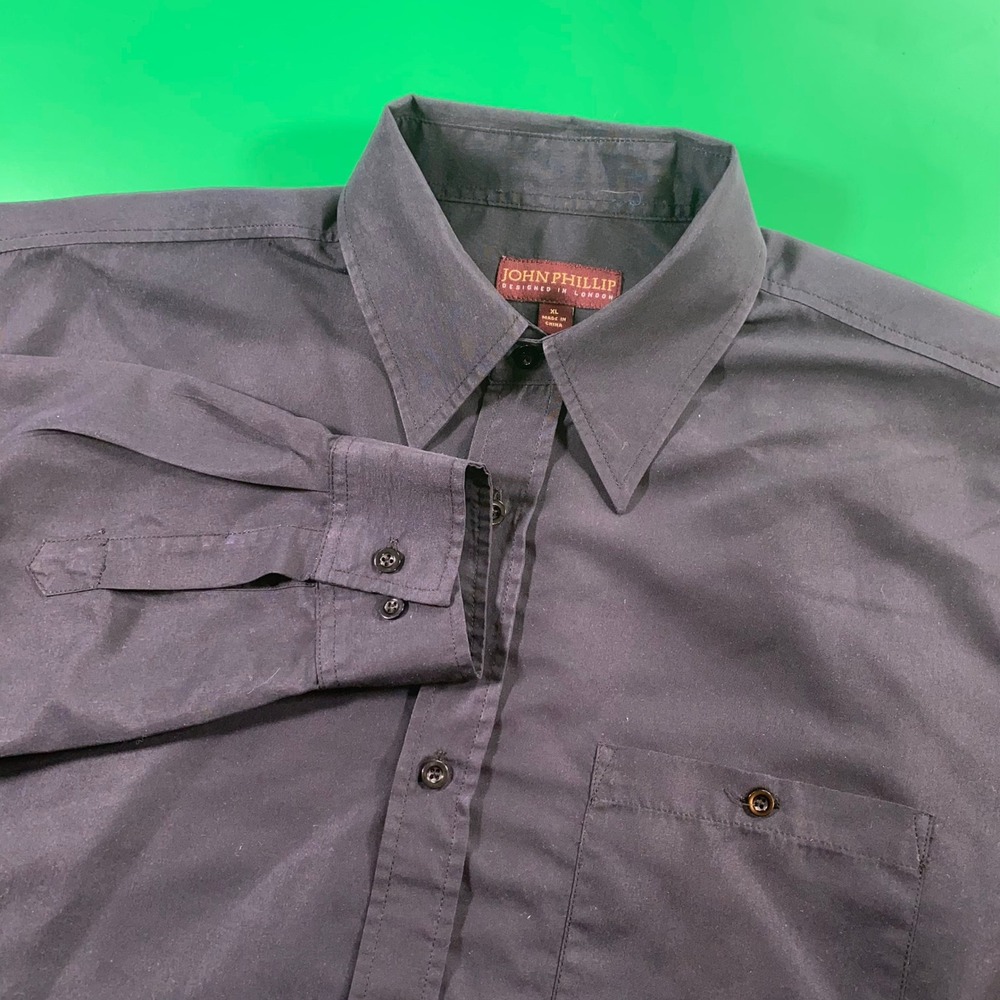 John Phillip Designed in London Mens XL Button Down Shirt‎ Dress